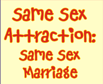 Same Sex Attraction: same sex marriage